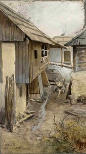クランスカゴラ農家の中庭 作： Ladislav Benesch